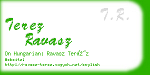 terez ravasz business card